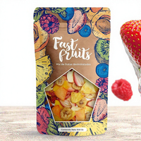 Sachet refermable personnalisé en PE écologique et recyclable avec fermeture éclair pour l'emballage de nourriture pour bébés, aliments pour animaux de compagnie et fruits secs