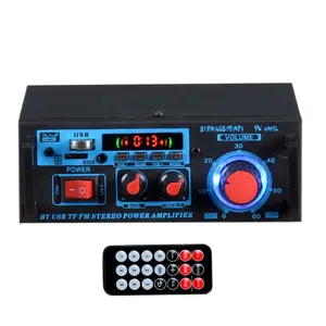 AMPLIFICADOR DE POTENCIA de Audio estéreo, altavoz de sonido de doble canal, BT