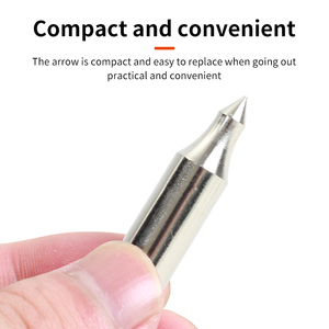 Bắn cung đạn mũi tên 6/7/8mm thép không gỉ săn bắn mục tiêu Carbon mũi tên lĩnh vực điểm thay thế lời khuyên phụ kiện - Product Image 5