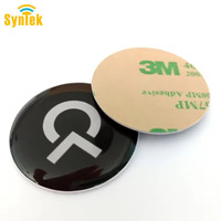 13.56MHz RFID NFC autocollant époxy partage instantanément les médias sociaux pour les hôtels cartes de visite étanche PVC Silicone 1K puce QR Code