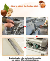 Machine à décortiquer les noix de macadamia, les amandes, les noisettes et les noix de palme, machine à casser les coquilles et à écraser les noix