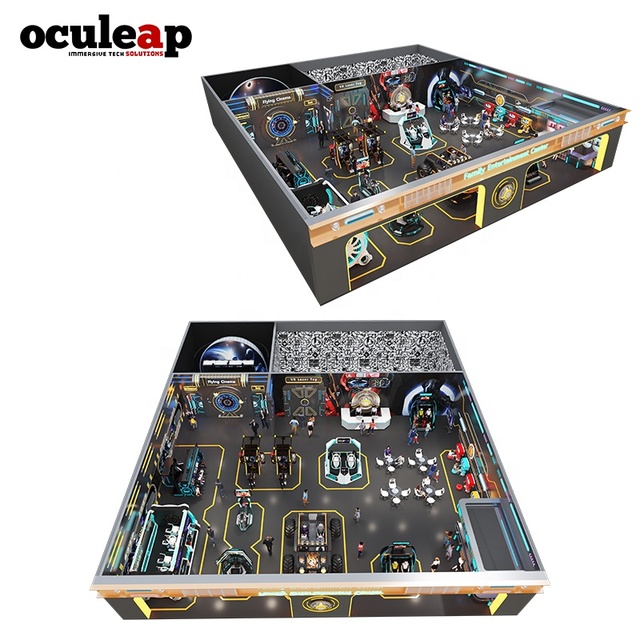 VR Theme Park Customized Factory 7D 9D Virtual Reality Adventure Amusement Park Arcade Games VR Game Machine 12D Roller Coaster