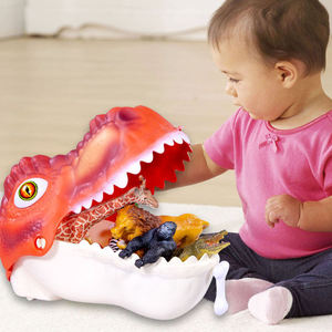 Jouets de dinosaures pour enfants, petit garçon, grand Tyrannosaurus Rex, Triceratops, PVC souple, <span class=keywords><strong>Jurassic</strong></span>, échelle 1/72, ensemble de simulation du monde animal - Product Image 4