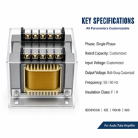 Transformateur de puissance monophasé industriel JBK6, enroulement en cuivre, conception compacte, transformateur personnalisable avec contrôle de fréquence et de tension