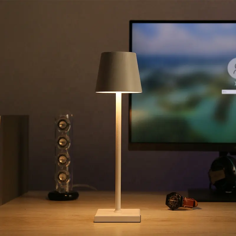 Nordic Desk Lamp cordless modern USB rechargeable luxury portable Dimmable led table lamp