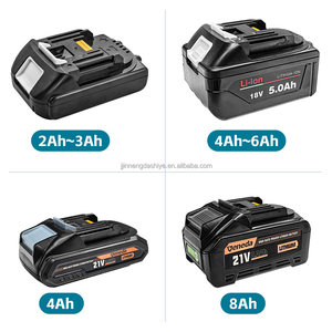 18V ban đầu khoan pin-powered công cụ với màu đỏ đen 10-Core có thể thay thế lăng trụ Lithium Ion pin công cụ điện - Product Image 6