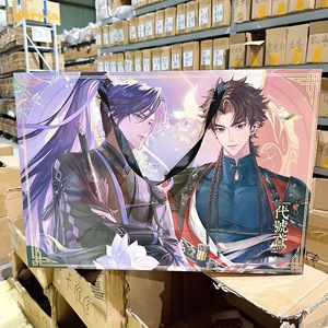 59*42*18cm Solo san lấp mặt bằng jujutsu kaisen Quỷ slayers Miku Goku Luffy Toro Hàn Quốc nhóm Dan da dan Anime túi giấy cho món quà - Product Image 5