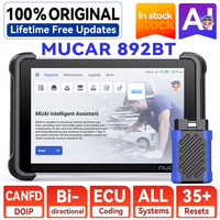 Escáner de Diagnóstico Inalámbrico para Automóviles MUCAR 892BT con Actualizaciones Gratuitas de por Vida, Compatible con CAN FD DoIP, Cobertura para el 95% de los Vehículos