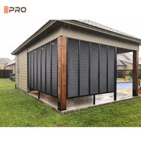 Tenue de soleil en aluminium personnalisé à l'extérieur, nouveau Design, structure solide, volet roulant