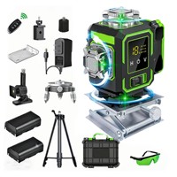 Niveau laser mural 4D tout-en-un à 16 lignes, auto-nivelant 3D, rotatif 360° vert, pour usage industriel, modèle PINENG PN-YQ002G - Meilleures ventes