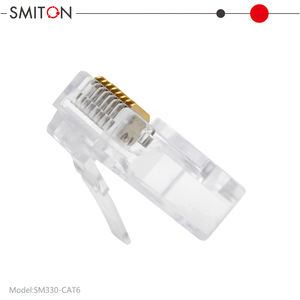 8P8C Câble <span class=keywords><strong>Ethernet</strong></span> <span class=keywords><strong>RJ45</strong></span> Clamp Wire Cable Connector CAT5 Cat6 Pass Through - Product Image 4