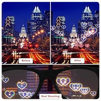 Lunettes de soleil imperméables à effet prisme 3D ultime pour les soirées rave, les célébrations du Nouvel An, les spectacles de lumière, lunettes de diffraction EDM