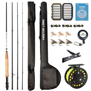 <span class=keywords><strong>Canne</strong></span> <span class=keywords><strong>à</strong></span> <span class=keywords><strong>pêche</strong></span> <span class=keywords><strong>à</strong></span> la mouche et moulinet de haute qualité de 2.7m meilleure configuration de démarreur 5/6 moulinet de moulage sous pression - Product Image 1