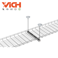 Panier en treillis métallique électrogalvanisé de haute qualité Vich, pour câbles, 100*200, longueur 3000 mm, pour télécommunications industrielles