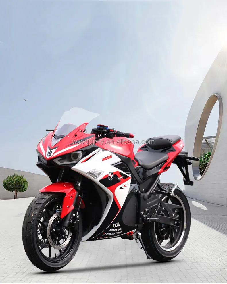 Sıcak satış 72v 2000w 3000w 4000w 5000w yüksek hızlı elektrikli motosiklet