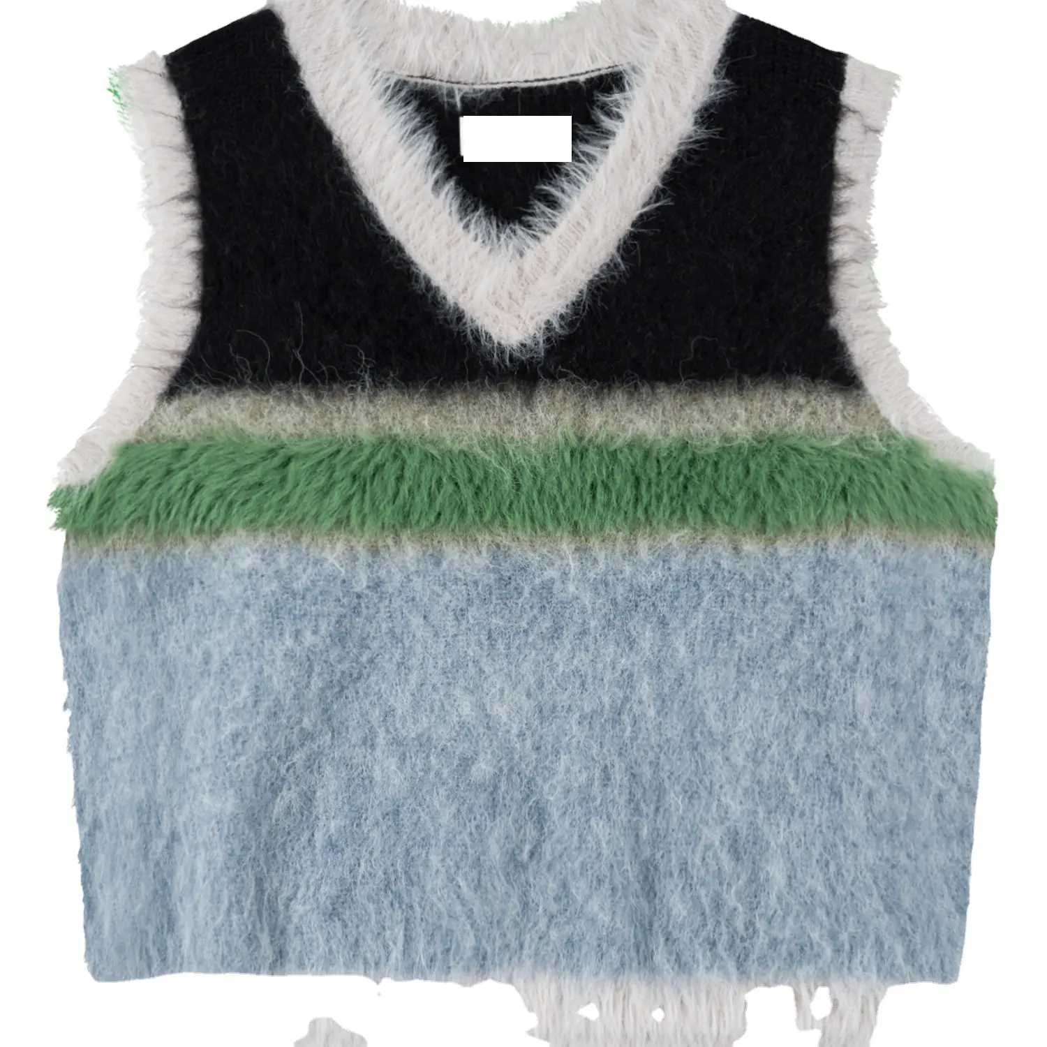 Senior Custom wool cashmere Knitted coat Knitwear men shadow Turbot cotton sleeveless Sweater vest