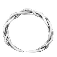 Haute qualité Vintage classique fait à la main Thai argent trois brins torsadé manchette chaîne Bracelet à la mode chaîne lien Bracelets