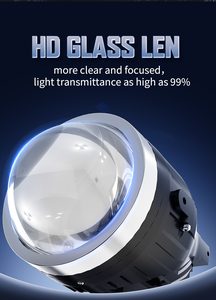 Đèn sương mù <span class=keywords><strong>LED</strong></span> GPNE AF9 5500k, thấu kính Bi <span class=keywords><strong>Projector</strong></span> 3 inch, đèn pha, chống nước, hình dạng H11, 12V, ánh sáng vàng - Product Image 2