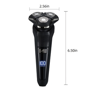 Afeitadora Eléctrica Exclusiva para Hombre con Carga USB, Diseño de Tres Cuchillas Flotantes, Recortadora de Barba para Uso Doméstico y en Hoteles, Recargable por USB - Product Image 3