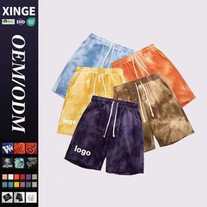 กางเกงขาสั้นผู้ชายลายไท-ได ดีไซน์ใหม่ปี 2025 คุณภาพสูง ขายส่ง สไตล์สตรีท รับสกรีนโลโก้ กางเกงกีฬาลำลอง กางเกงบาสเก็ตบอลผู้ชาย - Product Image 1