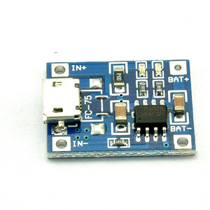Vente directe d'usine USB 5V 1A 18650 module de chargeur de batterie TP4056 Module de chargeur de batterie au Lithium USB carte 18650 <span class=keywords><strong>TP</strong></span> <span class=keywords><strong>4056</strong></span> - Product Image 2
