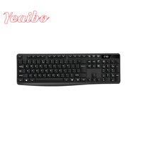 Keyboard tata letak Kombo multi surya dan mouse pack, keyboard nirkabel tipis mike minia shinobi tastatur optik jedel origins mike