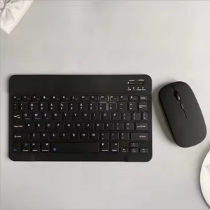 Black Metal Customized Box <b>Mouse</b> Wireless Multimedia Used Mini Mobile Phones ABS Plastic Wireless BT Mini Keyboard 9 Keys - Product Image 2