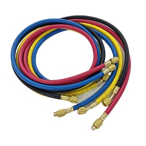 Tuyau de charge de réfrigérant pour <span class=keywords><strong>climatiseur</strong></span>, manomètre de collecteur, tuyau de charge AC R22 R134a R410A R32 pour réparation de réfrigération CVC - Product Image 1