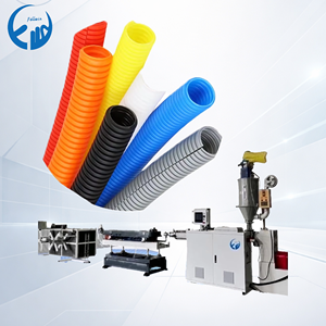 Máquina <span class=keywords><strong>de</strong></span> Extrusión <span class=keywords><strong>de</strong></span> Tubería Corrugada <span class=keywords><strong>de</strong></span> Pared Simple <span class=keywords><strong>para</strong></span> Protección Contra Inundaciones y Ahorro <span class=keywords><strong>de</strong></span> Energía, Diámetro del Tornillo 65mm, Diseño <span class=keywords><strong>de</strong></span> Drenaje Rápido - Product Image 1