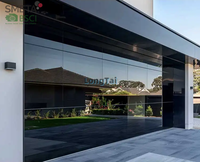 Puerta de Garaje Seccional de Vidrio sin Marco con Certificación AS2047, Control Inteligente por Wifi, Suministro de Fábrica LONGTAI para Constructores Australianos