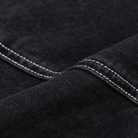 Jupes en jean taille haute A-line pour femmes grande taille noir Hip Wrap dames mini jupe