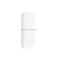 Puente WiFi de Fácil Configuración para Exteriores con Alcance de 500m, Control Remoto por Aplicación Móvil y 2 Puertos Ethernet para Cámaras de Seguridad Doméstica