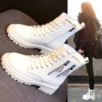 Bottes Courtes en Fausse Fourrure Épaisse pour Femmes, Style Designer, Chaussures de Marche à Petit Talon, Tendance Féminine