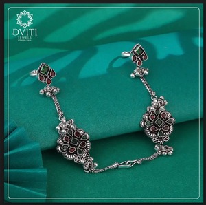 Traditional Silver Pagpaan for Women Ethnic Bridal Foot Jewelry Handmade Designer <b>Indian</b> Payal <b>Anklet</b> - Product Image 4