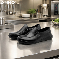 ANNO chaussures de chef professionnelles chaussures de travail de cuisine légères en caoutchouc respirant confortable pour l'été printemps hiver-vente chaude