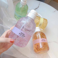 Gel Douche Hydratant Parfumé aux Fleurs Séchées Naturelles Personnalisé pour Soins Corporels – Vente en Gros