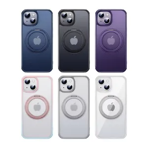 New models Frosted Magnetic Phone Case Transparent Mobile Covers Phone Cover For Iphone 15 14 13 12 Series