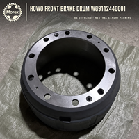 Tambour de frein avant Sinotruk HOWO WG9112440001 pour camion poids lourd, tambour de frein d'essieu, pièces de rechange pour machines, vente en gros, usine Chine