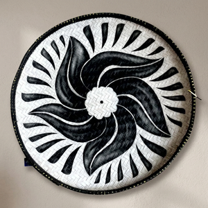 Cesta Decorativa de Pared de Bambú Pintada a Mano, Estilo Bali, Bunga - Diámetro 50/60/70 CM - Product Image 3