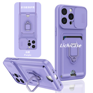 Lichicase di buona qualità Cover per fotocamera scorrevole Design TPU Hybrid custodia per telefono per Honor 8A <span class=keywords><strong>Y6</strong></span> 50 50 SE bellissimo guscio - Product Image 4