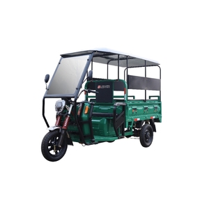 Triciclo eléctrico abierto Tuk-tuk a prueba <span class=keywords><strong>de</strong></span> viento y lluvia parasol asiento cómodo 4 personas <span class=keywords><strong>transporte</strong></span> <span class=keywords><strong>de</strong></span> pasajeros carga Universal - Product Image 4