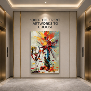A Moment in Bloom Minimalist Wabi Sabi Abstract Painting Large <b>Wall</b> Decorative Arts Hotel Home House Decoration Interior - Product Image 2