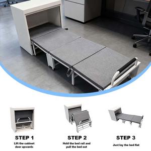 مصنع إنتاج أثاث للمنزل وغرفة النوم والمكتب باب دوار مخفي موفر للمساحة ميرفي أسرة معدنية بكميات كبيرة - Product Image 5