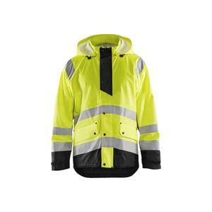 BLAKLADER - 432320003399XL Chaqueta de lluvia Nivel de alta visibilidad 1 Amarillo/Negro-EAN 7330509656235 PROTECCIÓN PARA TODOS LOS TIEMPOS - Product Image 1