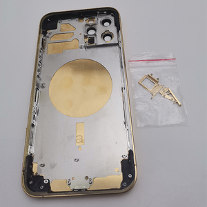 Cornice per telefono di lusso con cinturino posteriore adatto di nuovo modello di alta qualità per custodia 12 pro max placcata in oro 24kt per <span class=keywords><strong>iPhone</strong></span> - Product Image 5