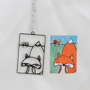 <span class=keywords><strong>Portachiavi</strong></span> Personalizzato in Acciaio Inossidabile con Design Graffiti per Bambini, Modello in Metallo Fatto a Mano, Regalo Placcato - Product Image 6