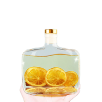 Lot de diffuseurs à bâtonnets d'huiles essentielles sans flamme en verre de 100 ml, faits à la main, carrés, sans BPA, écologiques, longue durée