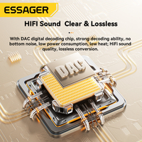 ESSAGER ES-YP28 90 Derajat Usb C ke 3.5Mm Konektor Headphone Jack Earphone Converter 3.5 Mm ke Usb Type C Kabel Adaptor Audio
