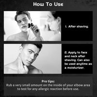 Oneup — ensemble de baume de rasoir pour hommes, étiquette privée, accessoire de coiffure pour barbier, barbe rugueuse