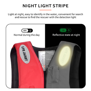 سترة نجاة خاصة بالإنقاذ من المصنع مباشرة، سترة إنقاذ قابلة للتخصيص بألوان وشعارات للبالغين مصنوعة من الفوم عالي الطفوية - Product Image 3